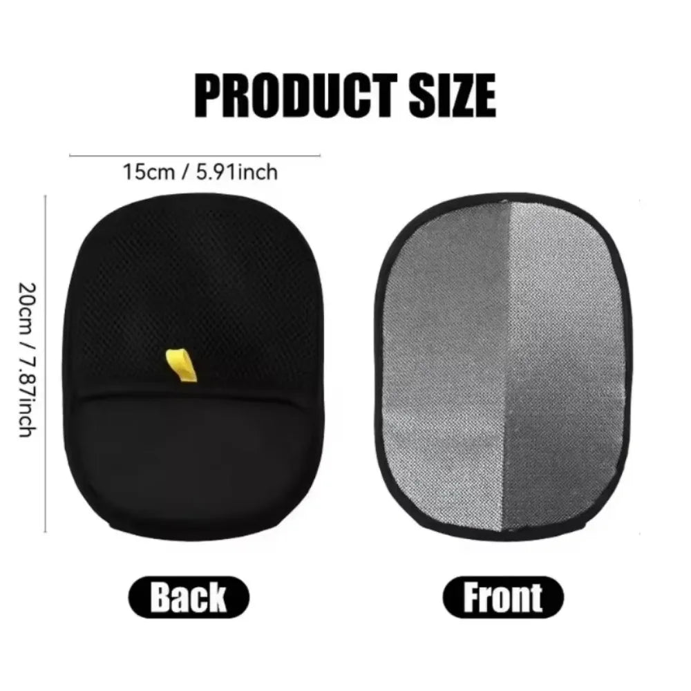 Pet Hair Removal Glove Reusable Double Sided Anti Static Pet Grooming Mitt Soft Brush Tool For Dogs Cats Remove Fur From Furniture Carpet Clothes